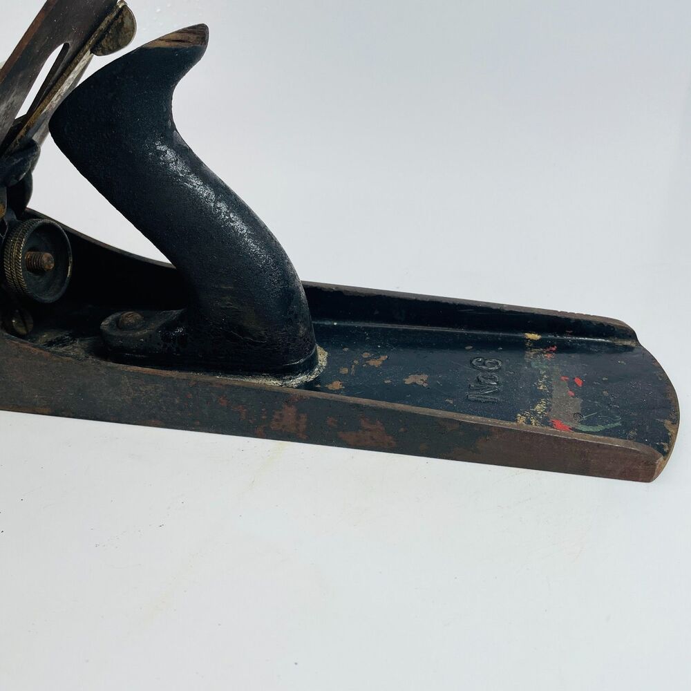 Vintage Stanley Bailey No 6 Fore Plane Type 15 1931-1932 Woodworking Tool USA - Picture 13 of 16